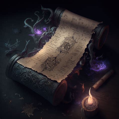 The Enigmatic Spell Scroll: Ancient Artifacts or Mythical Tales?